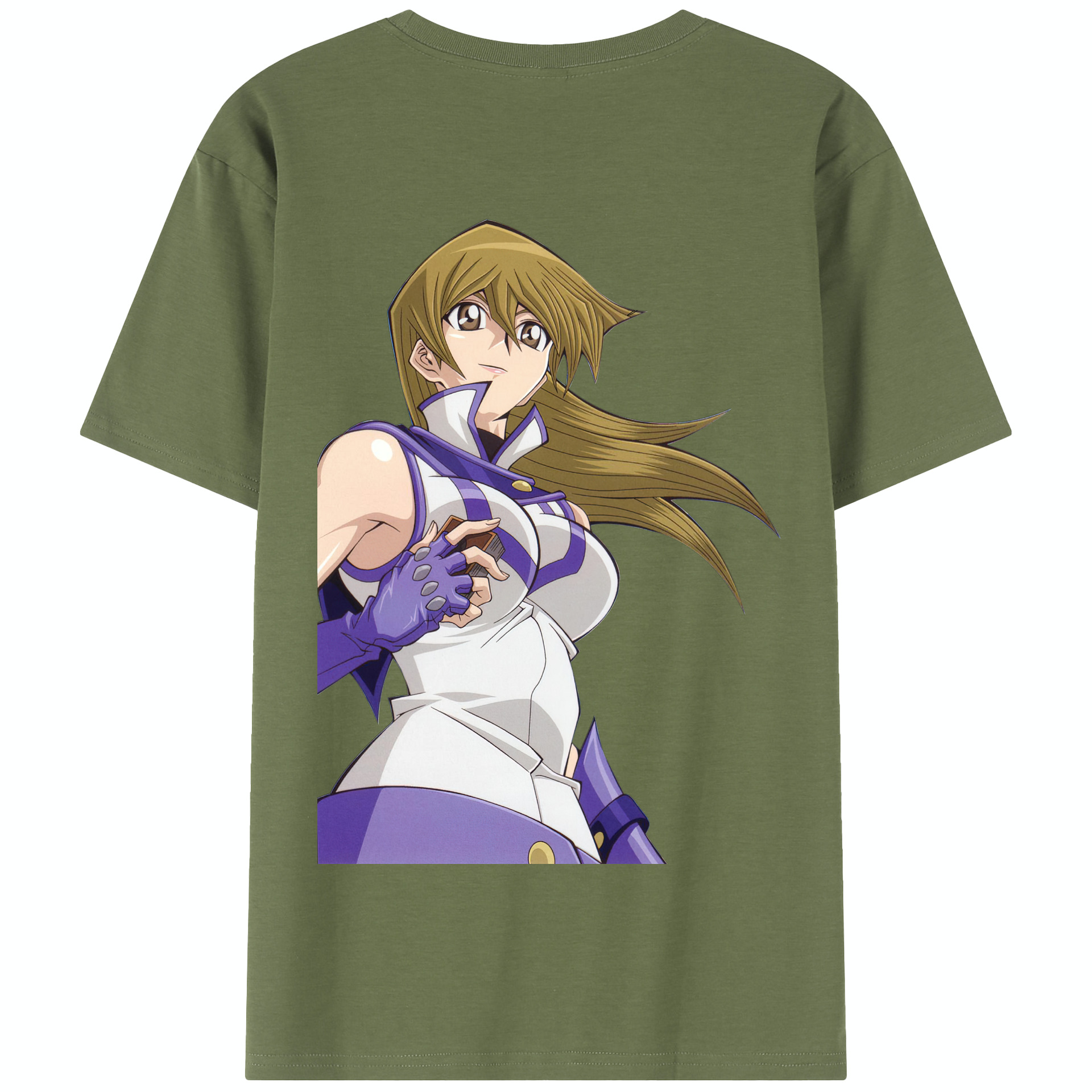 （画像用） 遊☆戯☆王 Yu-Gi-Oh! 綿100％半袖Tシャツ（背面プリント）